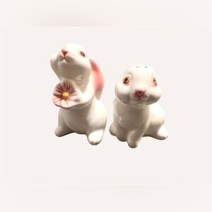 Avon Ceramic Bunny Shakers